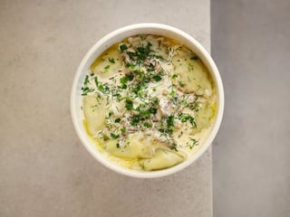 Вареники з лисичками