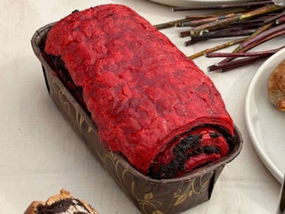 Вишні та мак з рулетом 