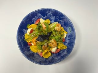 САЛАТ З ГАРБУЗОМ ТА КРЕВЕТКАМИ