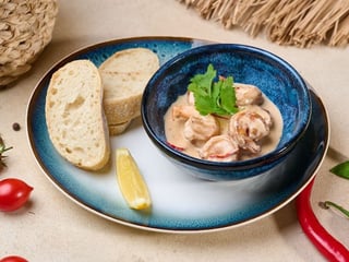 КРЕВЕТКИ У ВЕРШКОВОМУ СОУСІ