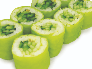Kolorowe Maki z Ogórkiem
